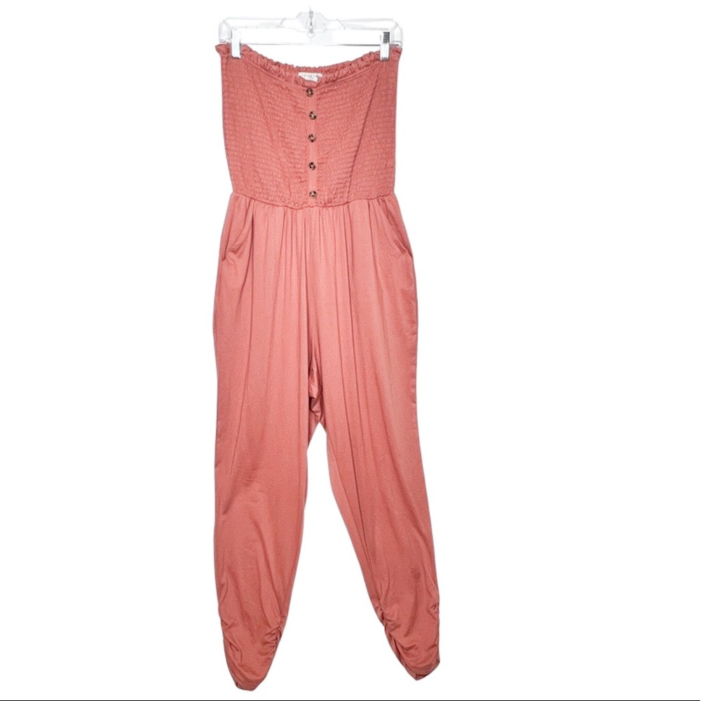 Tube top Romper with pockets size 1X